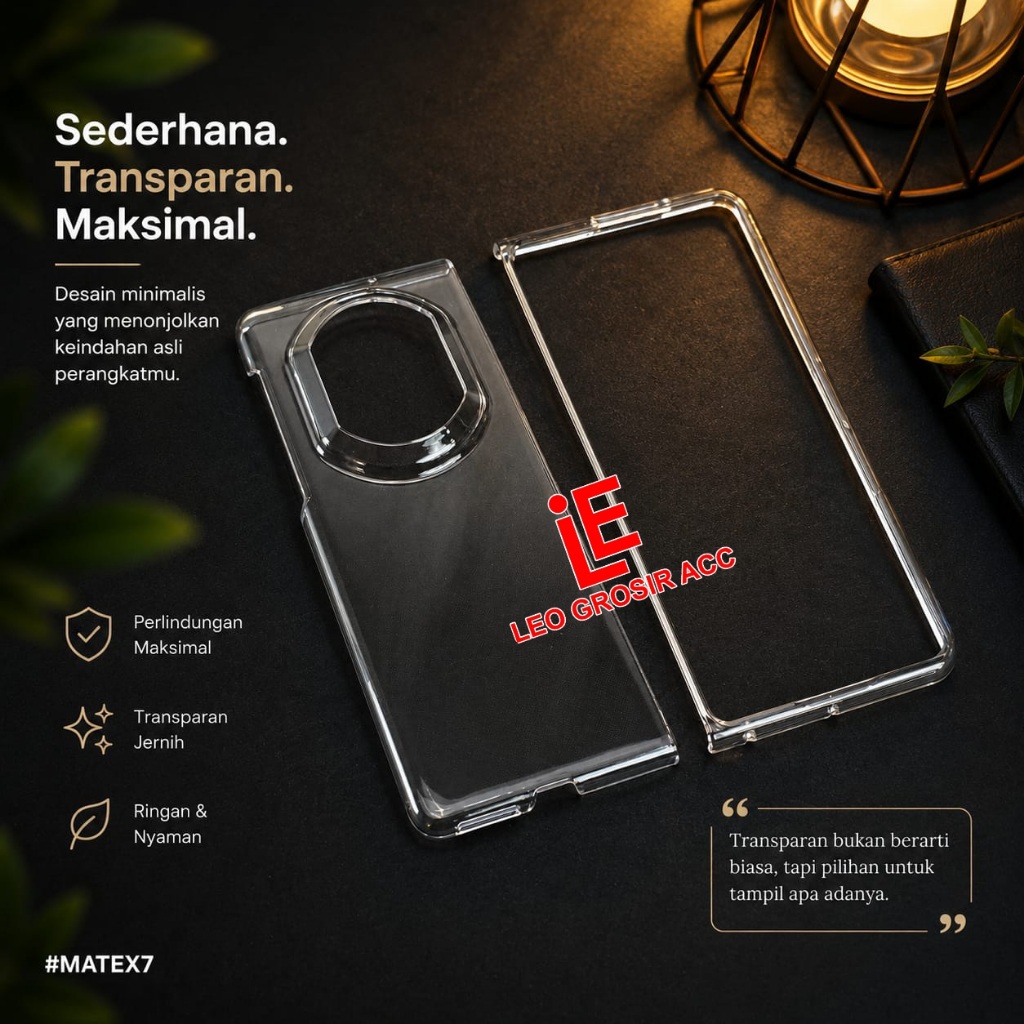 CASE HUAWEI MATE X7 HUAWEI MATE X6 CASING TRANSPARAN FUZE HYBRID H01