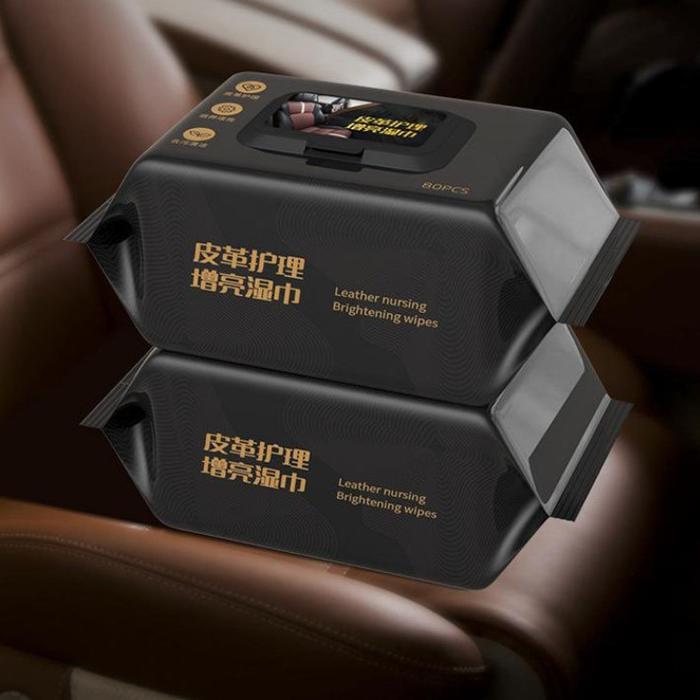 Tisu Pembersih Interior Mobil Multifungsi Tissue Sepatu Tas Kulit Wet Wipe Car Interior Seat Shoe Ba