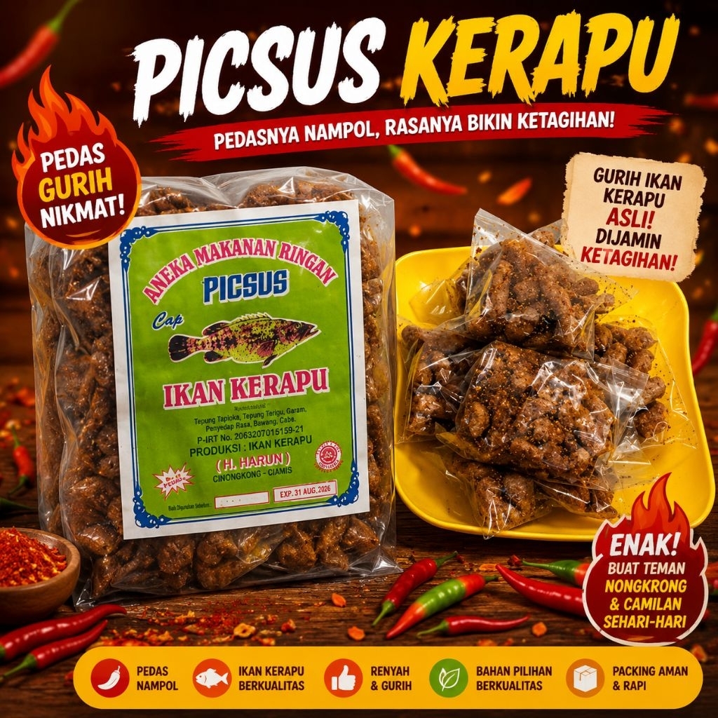 PICSUS MAKARONI IKAN KERAPU