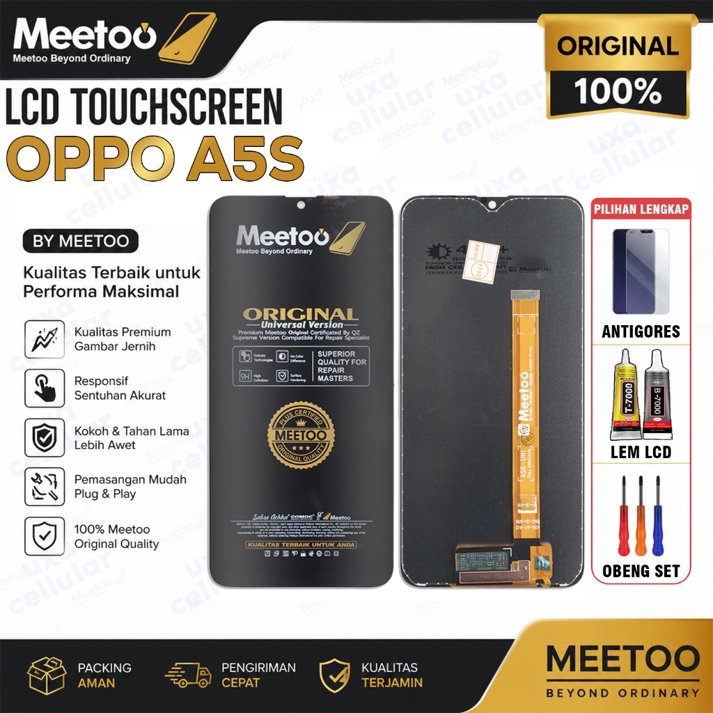 Lcd Touchscreen OPPO A5S Original MEETOO Fullset Layar Sentuh OPPO A5S Kualitas Premium