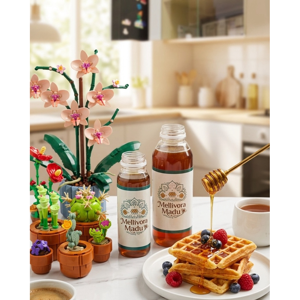 Madu Klanceng Trigona Mellivora Madu Raw Honey Asli Organik Madu Mentah banyak kandungan Polen Extra