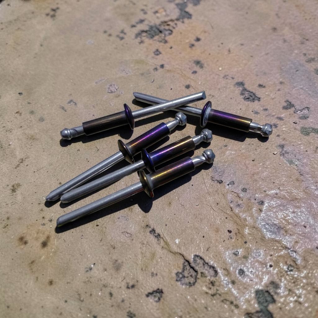 paku rivet titanium paku rivet knalpot titanium ninja paku titanium knalpot rx king plat titanium as