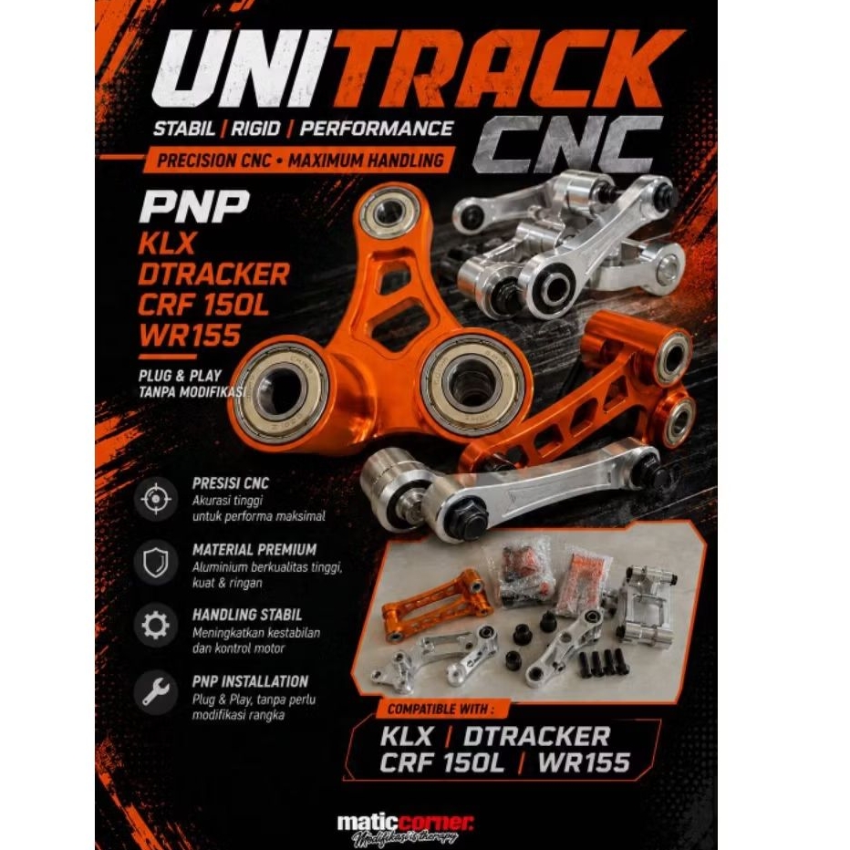 UNITRACK CNC KLX DTRACKER PNP ARM KTM SUPERCOPY HUSQVARNA