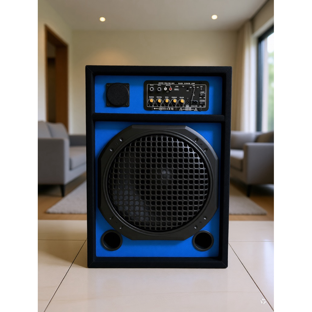 Speaker Aktif 12 Inch Speker 12 in Bass Karaoke Bluetooth Radio USB Murah