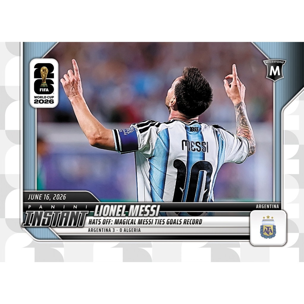 Fullprint Replica Kartu Mainan Anak Bola messi menyamai rekor