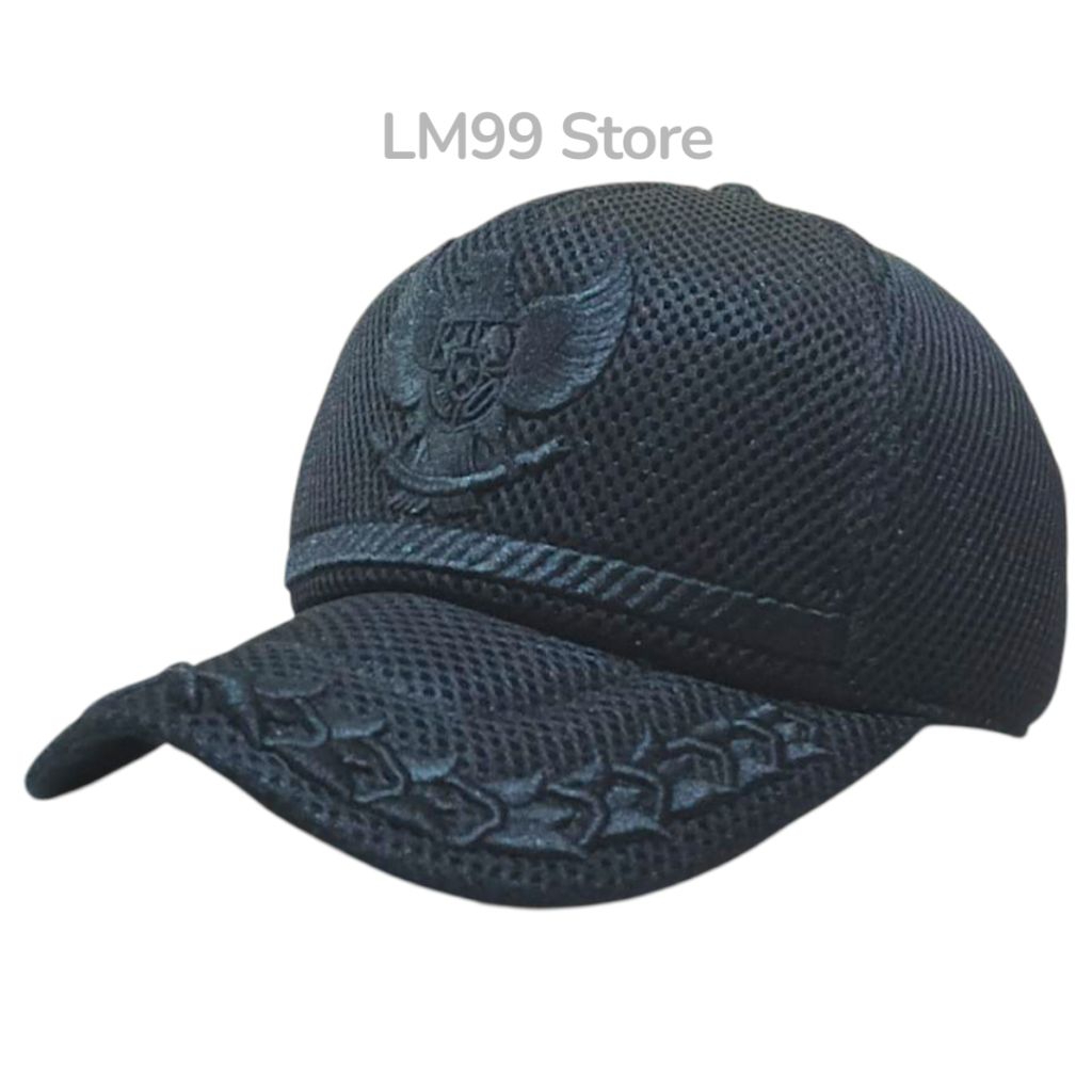 Topi Garuda Hitam Premium