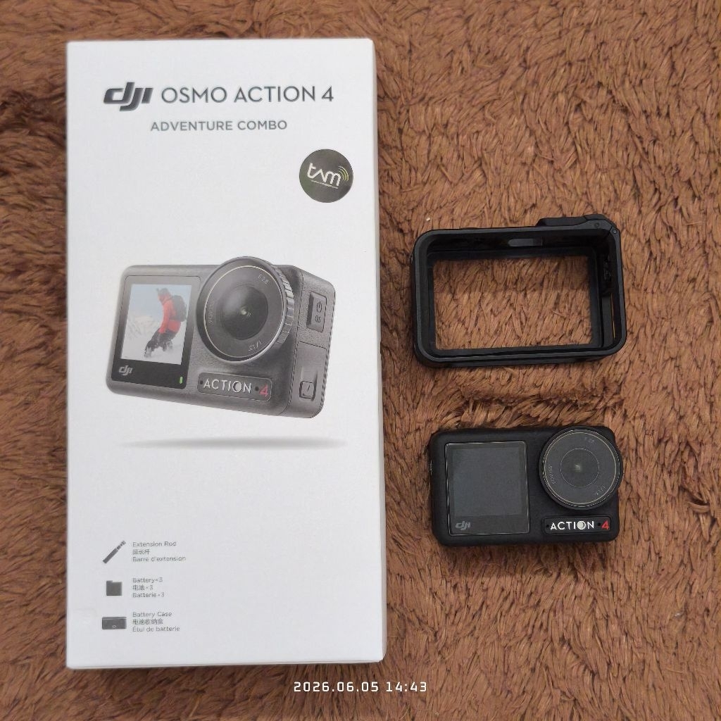 [INSTANT] SURABAYA DJI OSMO ACTION 4 ADVENTURE COMBO SECOND ISTIMEWA LIKE NEW