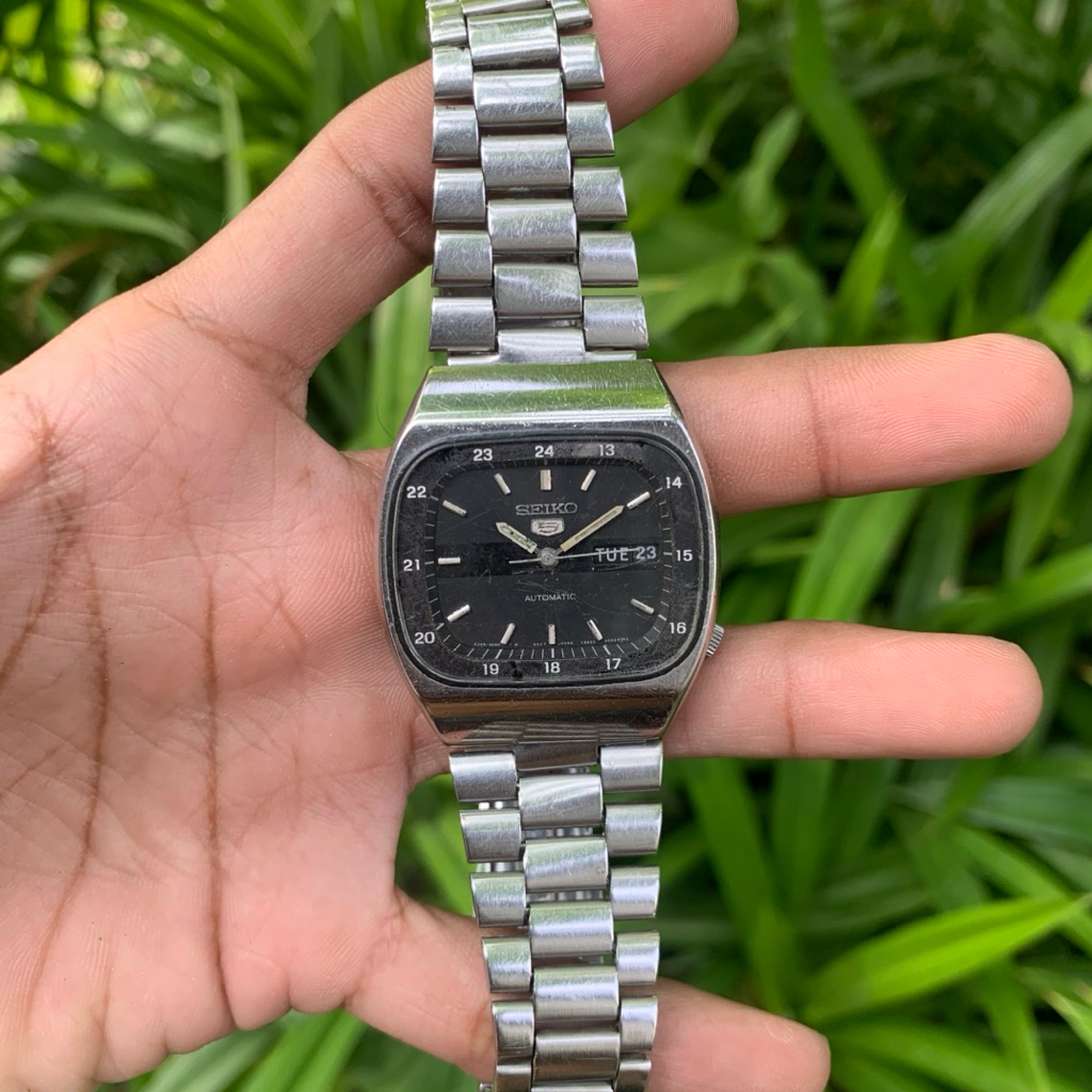 jam seiko 5 tv automatic otomatis