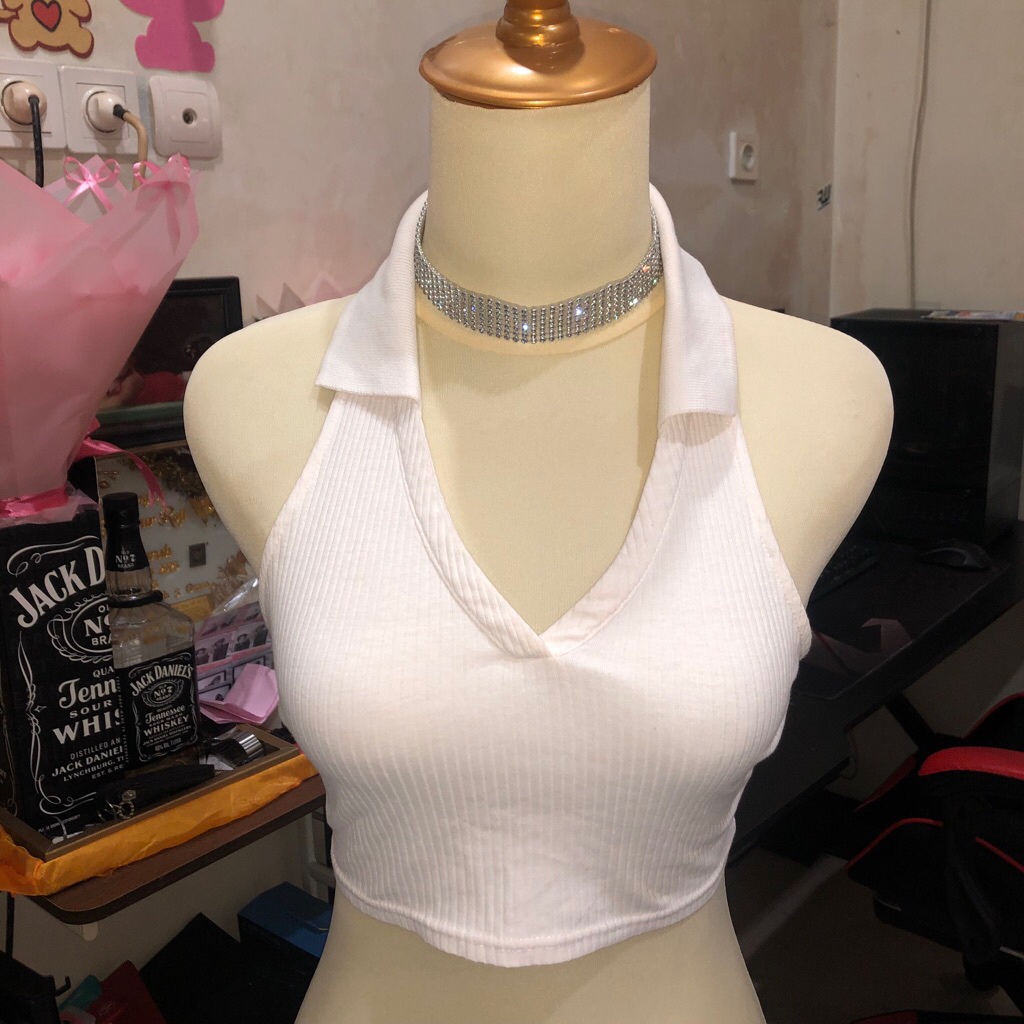 halter top backless