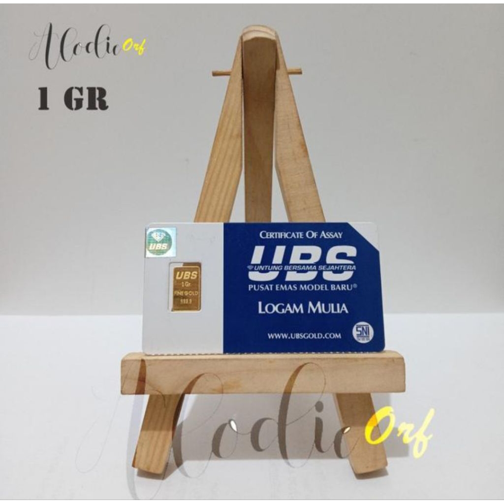 UBS 1 Gram Logam Mulia Fine Gold Bar