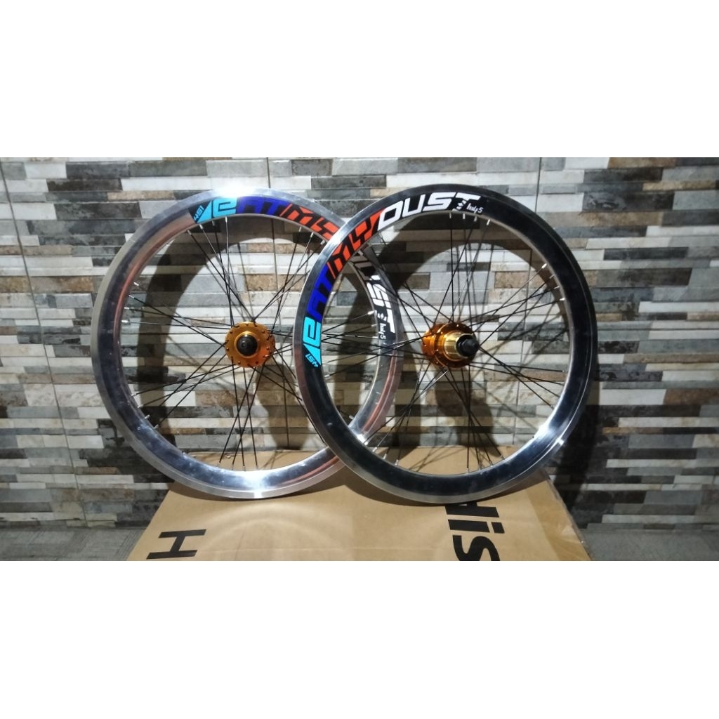 wheelset 20 plus (451) jangkrik alloy