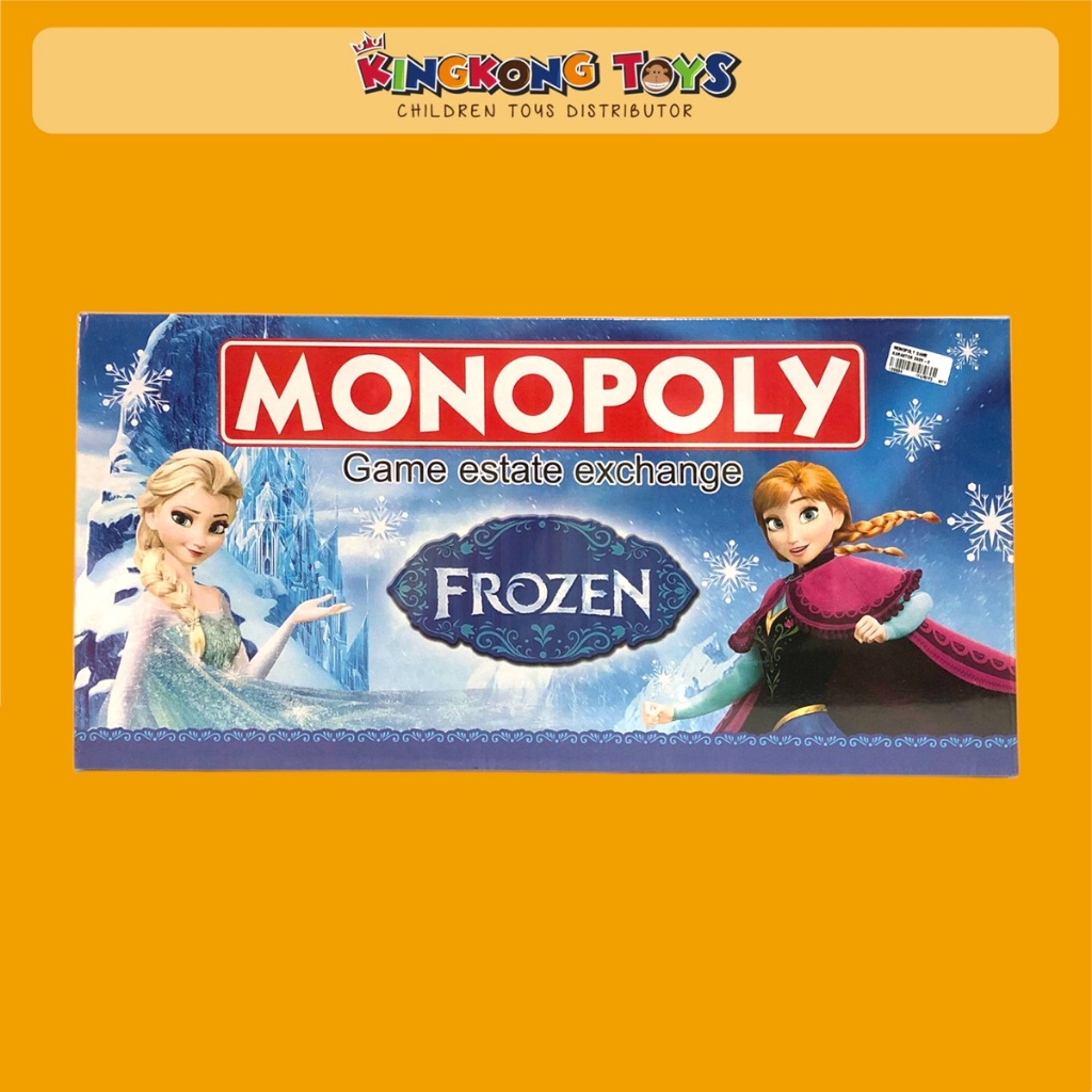PERMAINAN MONOPOLI GAME KARAKTER / MAINAN EDUKASI ANAK / MONOPOLI KARAKTER