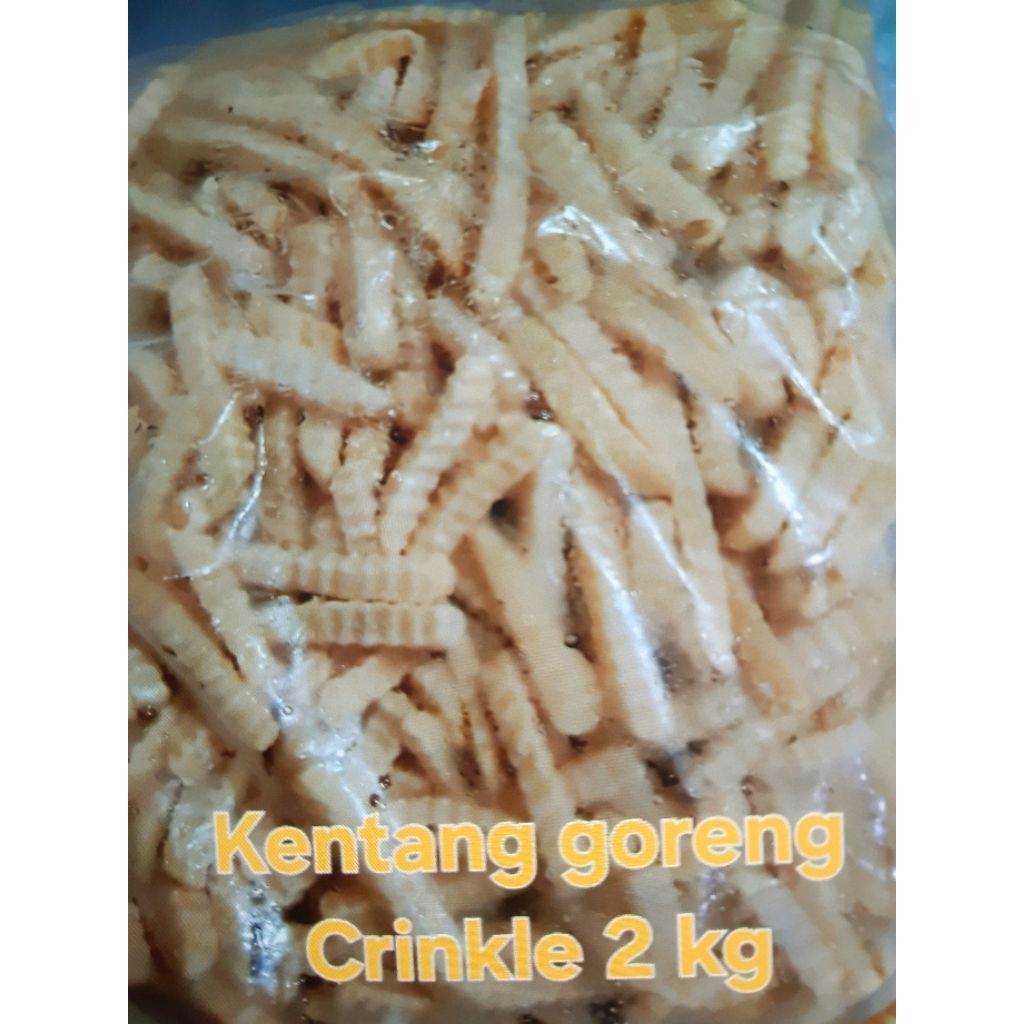 Kentang goreng Crinkle 2 kg frozen