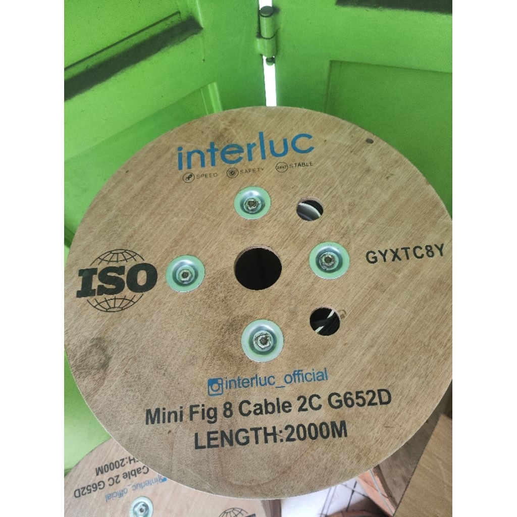 interluc kabel fig8 2core 2km