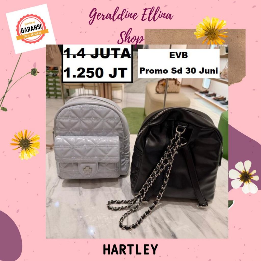 Tas wanita sale ransel backpack EVB original 100% seri HARTLEY