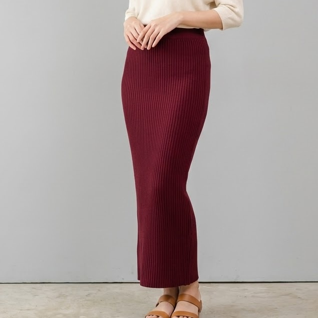 ROK SPAN RAJUT PANJANG/SPAN KNIT/ROK RAJUT