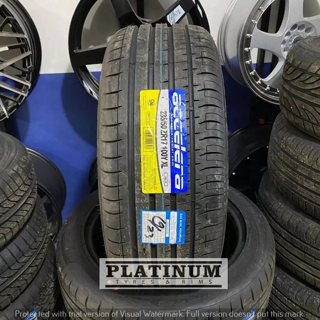 JUAL BAN MOBIL ACCELERA PHI-R 235 50 R17 II BAN BARU 235/50 R17 ACCELERA PHI-R