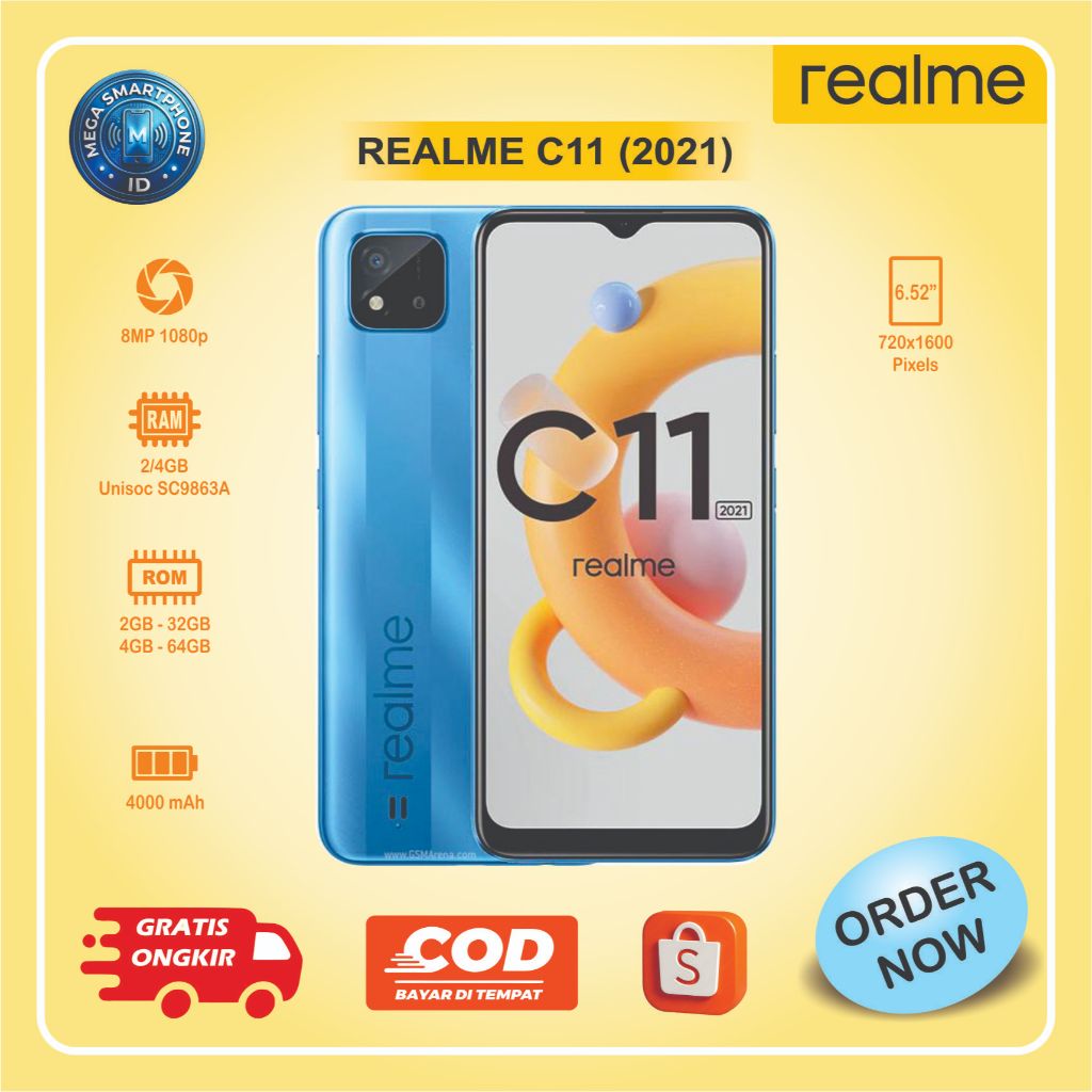 Realme C11 ( 2021 ) | HP Second batangan