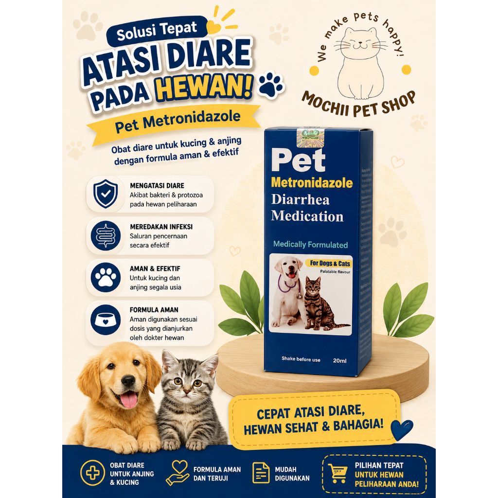 Pet Metronidazole Obat Diare 20ML