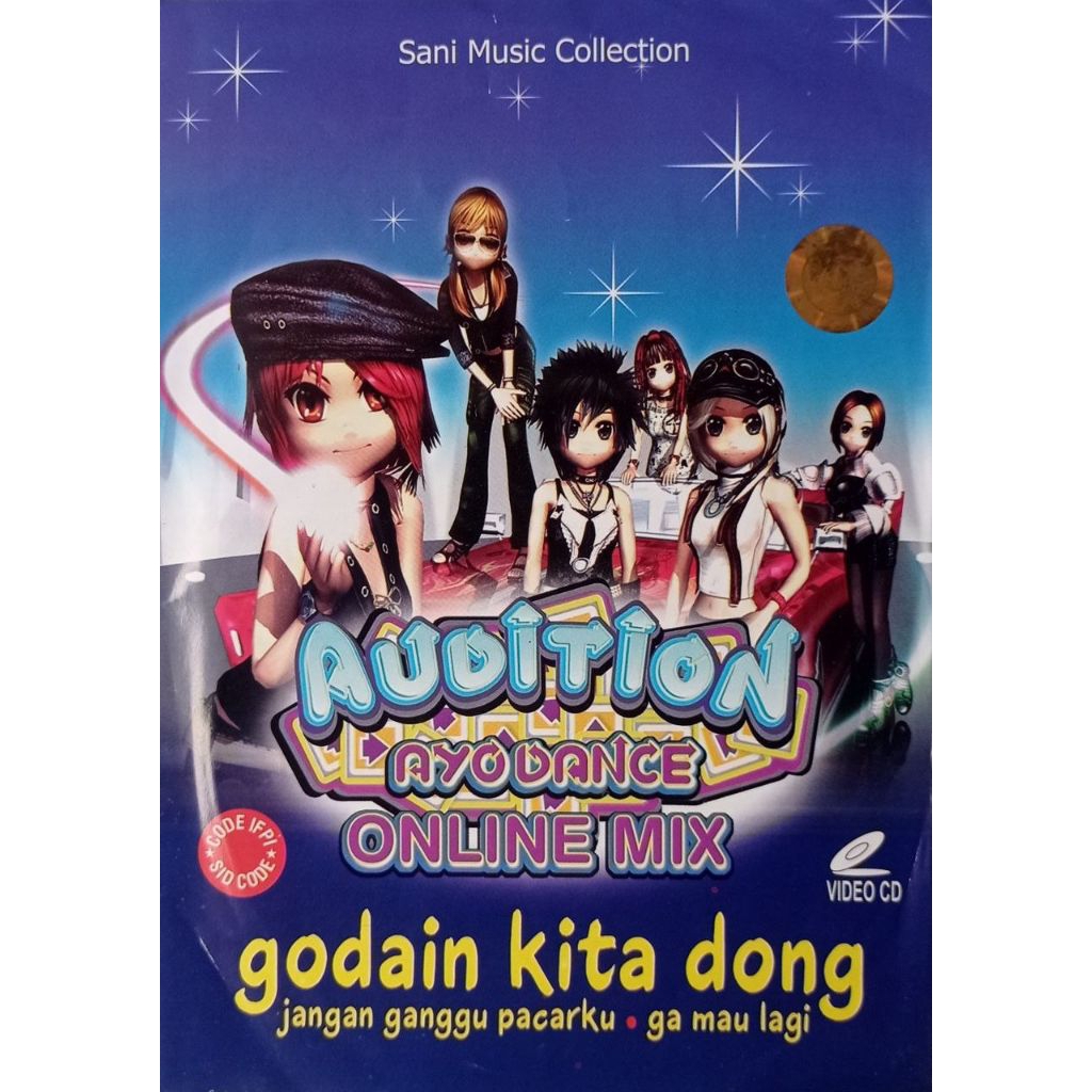 VCD ORIGINAL ALBUM AUDITION AYO DANCE ONLINE MIX (LOLITA,  KEKE, RIA AMELIA, ADE IRMA, MERIEN, HESTY
