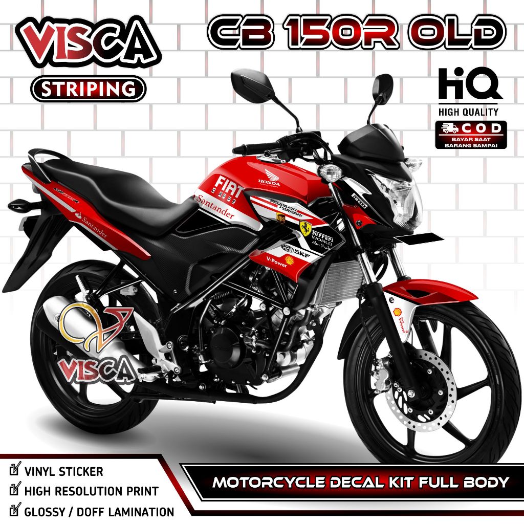 Decal CB150r Old Full Body - Stiker CB150r Old Full Body - Dekal CB150r Old Full Body - Striping CB1