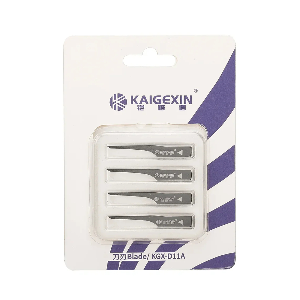 KAIGEXIN KGX-D Mata Pisau Bongkar IC CPU Alat Pembersih Lem Chip Motherboard Presisi Tinggi