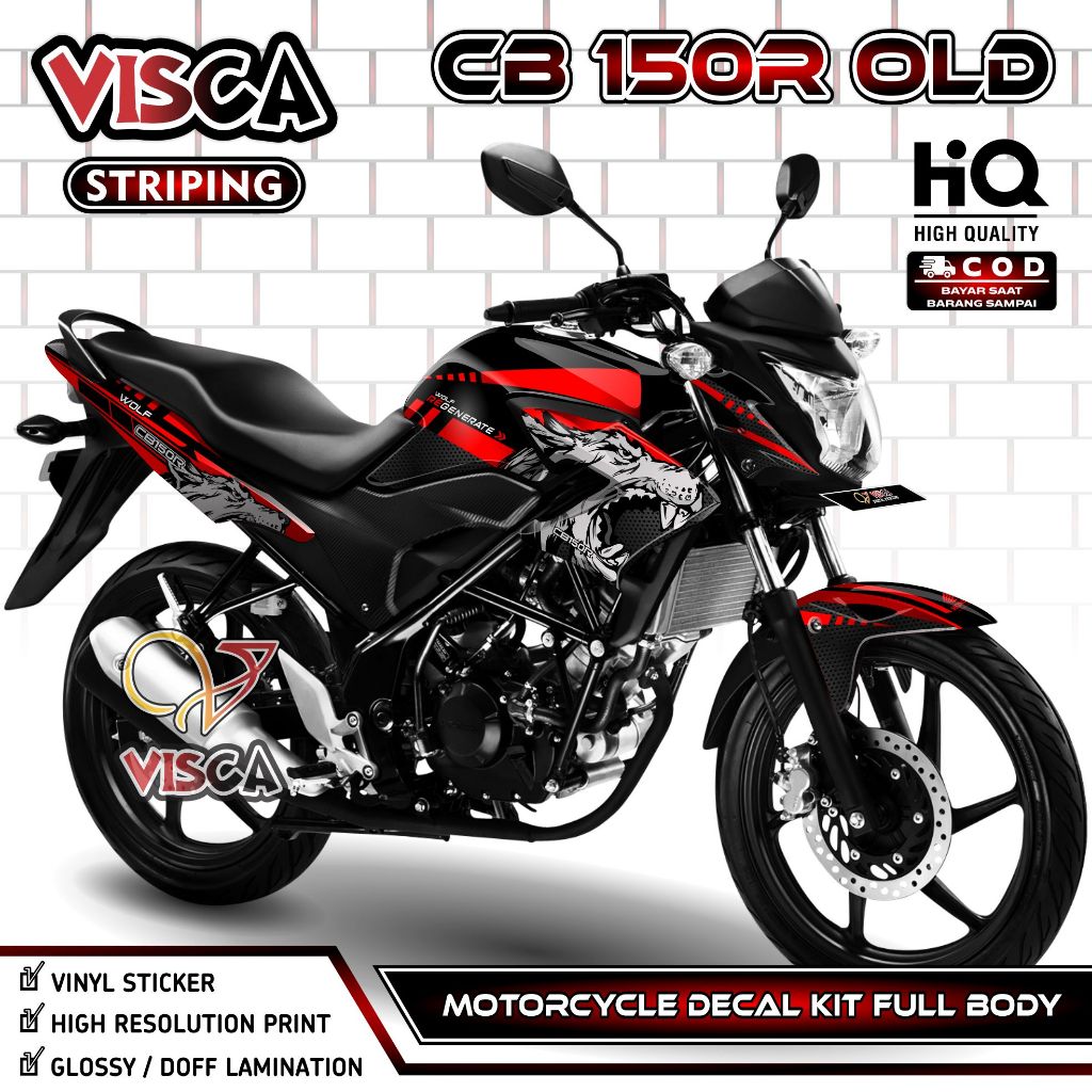 Decal CB150r Old Full Body - Stiker CB150r Old Full Body - Dekal CB150r Old Full Body - Striping CB1