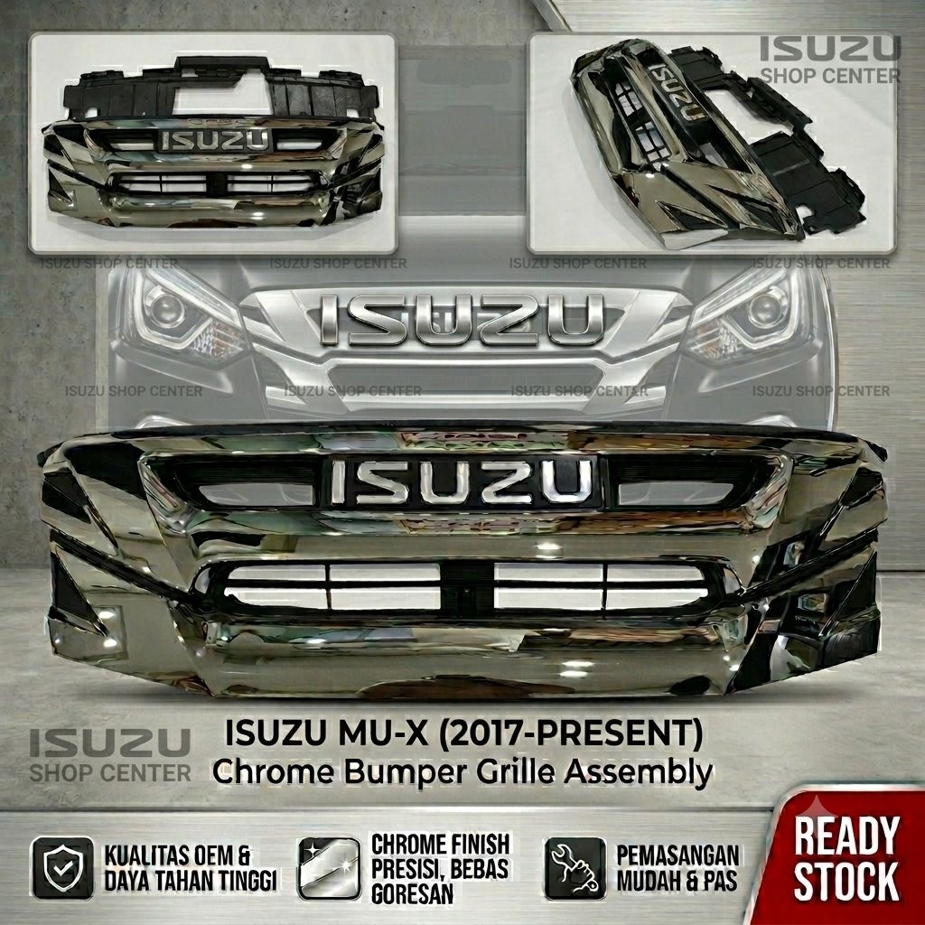 GRILL GRILLE RADIATOR ISUZU MUX NEW FACELIFT SET KOMPLIT