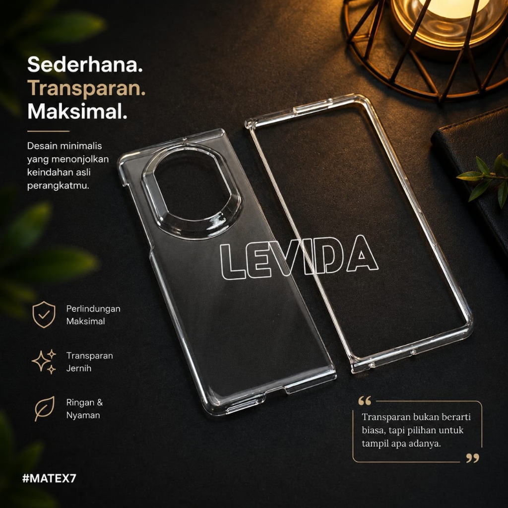 Huawei Mate XT Ultimate Huawei Mate X6 Clear Case Akrilik Bening Ultra Thin Casing Huawei Mate XT Ul