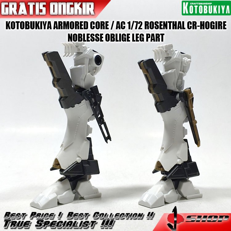 KOTOBUKIYA ARMORED CORE / AC 1/72 ROSENTHAL CR-HOGIRE NOBLESSE OBLIGE LEG PART KOTO598