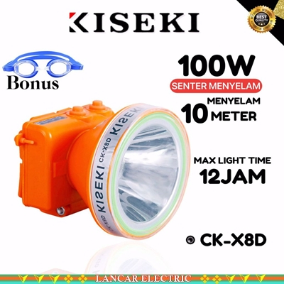 COD~SENTER KEPALA KISEKI CK X8D 100WATT, SENTER HEAD KISEKI 100W, SENTER SELAM KISEKI 100WATT CK X8D