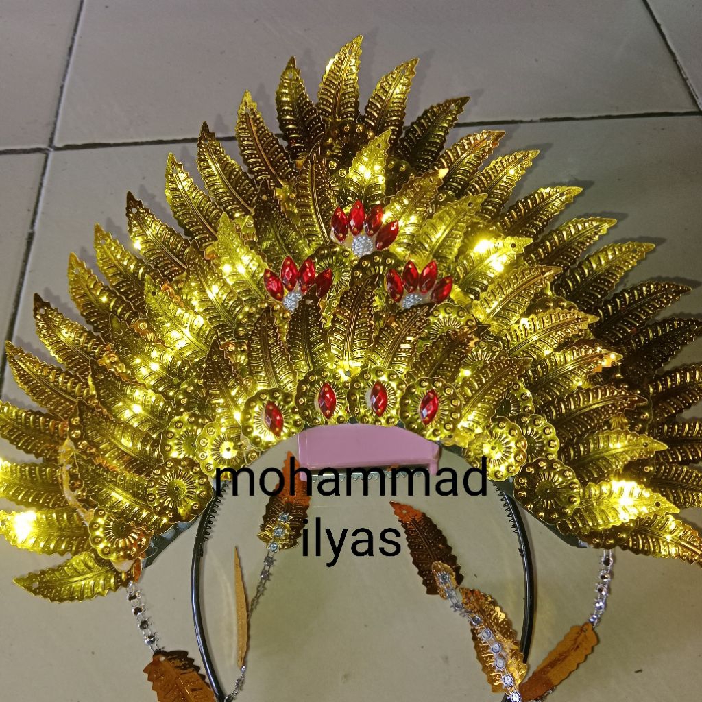 mahkota sunting melayu cocok untuk anak-anak dan dewasa