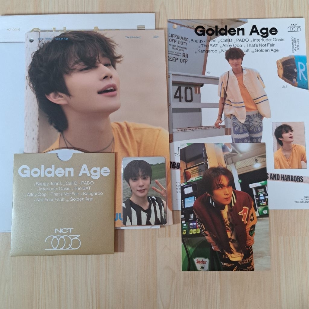 (UNSEALED + PC) NCT 2023 - Golden Age Collecting Jungwoo + Jaehyun photocard