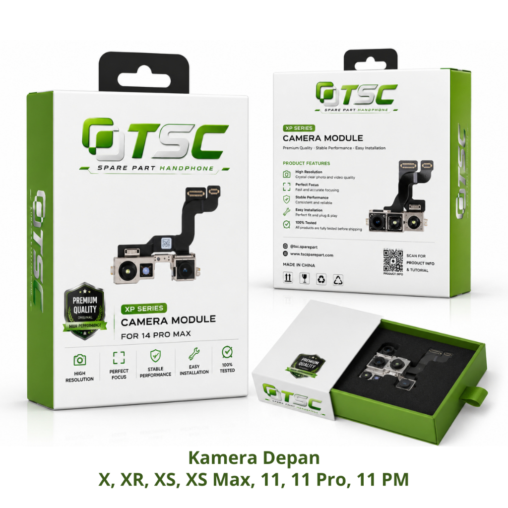 TSC - KAMERA DEPAN / FRONT CAMERA IPON 11, 11 PRO, 11 PM, 12, 12 PRO, 12 PM, 12 MINI - Lensa
