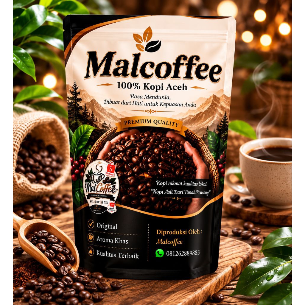 Kopi bubuk Asli aceh 350grm