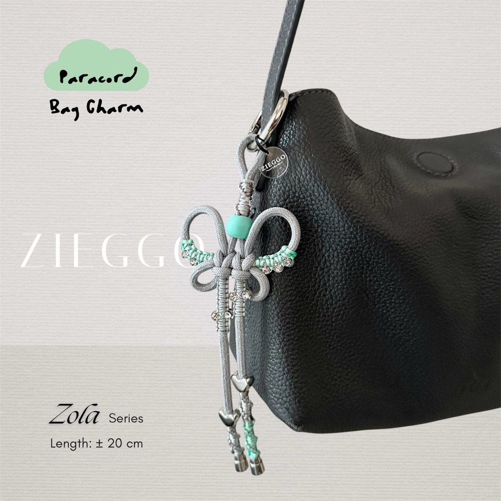Zola Bag Charm by ZIEGGO | Gantungan Tas Paracord Premium