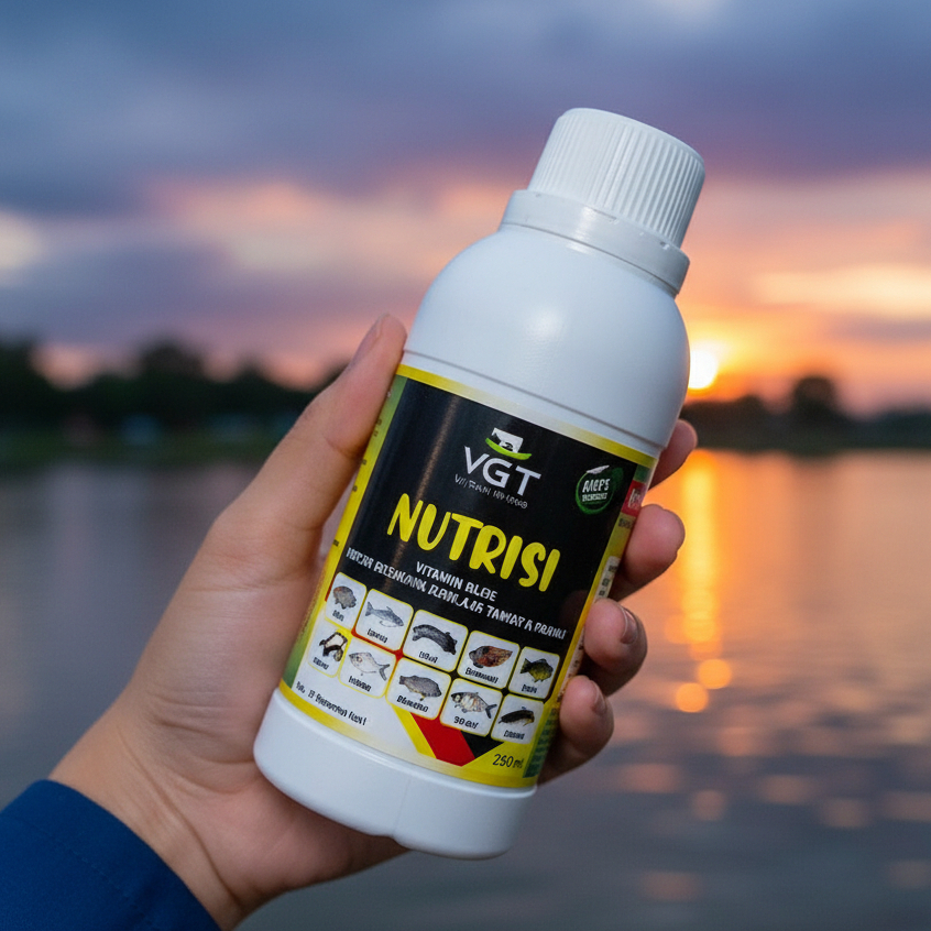 VGT Nutrisi 250ml Untuk Ikan - Nutrisi Organik Penggemuk, Mempercepat Pertumbuhan Ikan dan Udang
