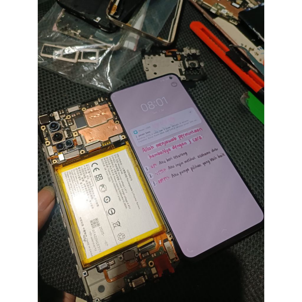 LCD VIVO V19 ORI COPOTAN BACA DESKRIPSI