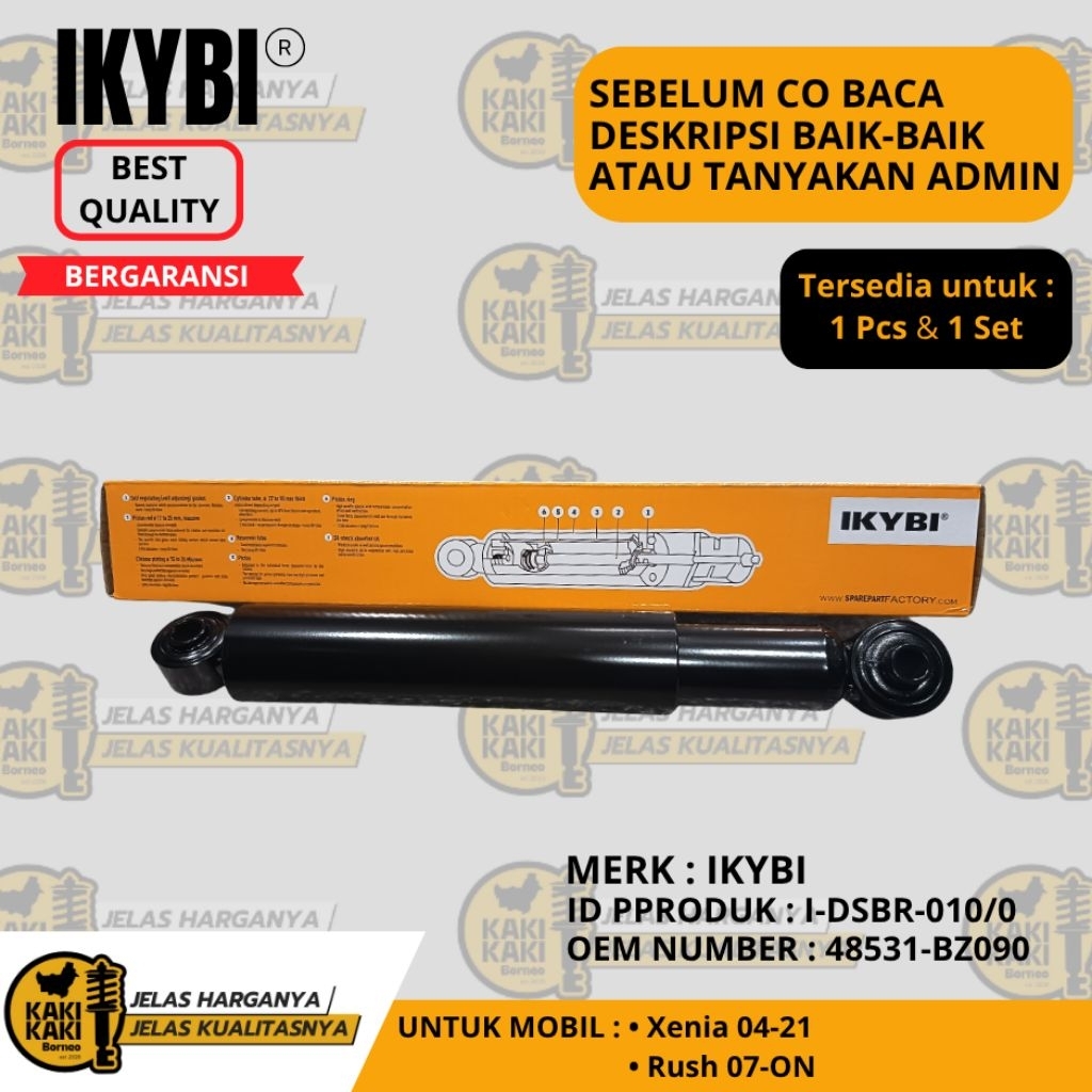 Shock Breaker Belakang Xenia 04-21, Rush 07-ON IKYBI