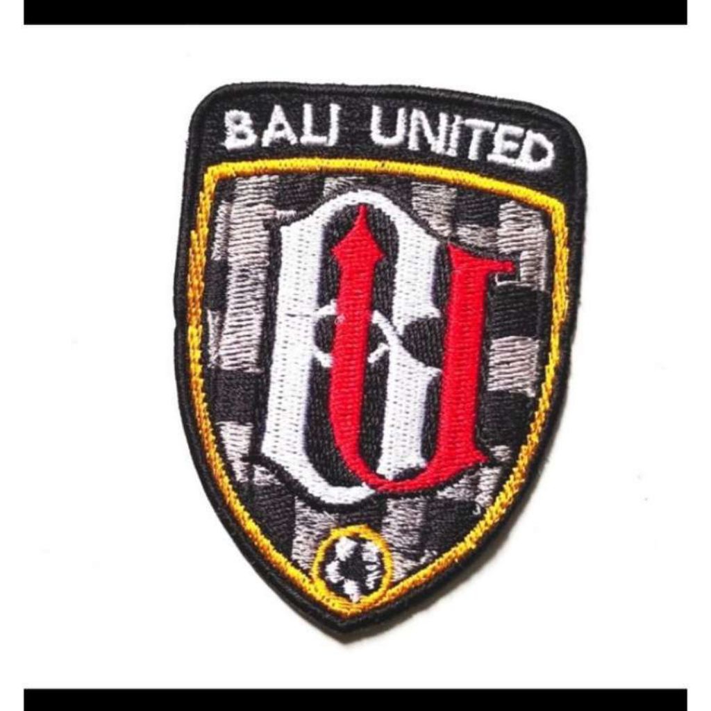 Bali united patch bordir logo computer
