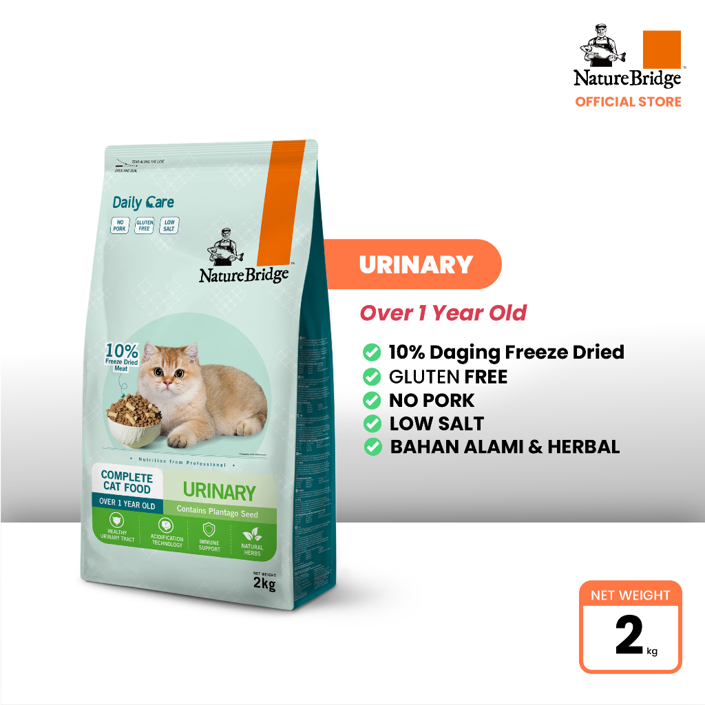 [WORLD CUP] SPAIN PACK - Nature Bridge Daily Care Urinary Cat + Wetfood Mother & Baby 190 gr