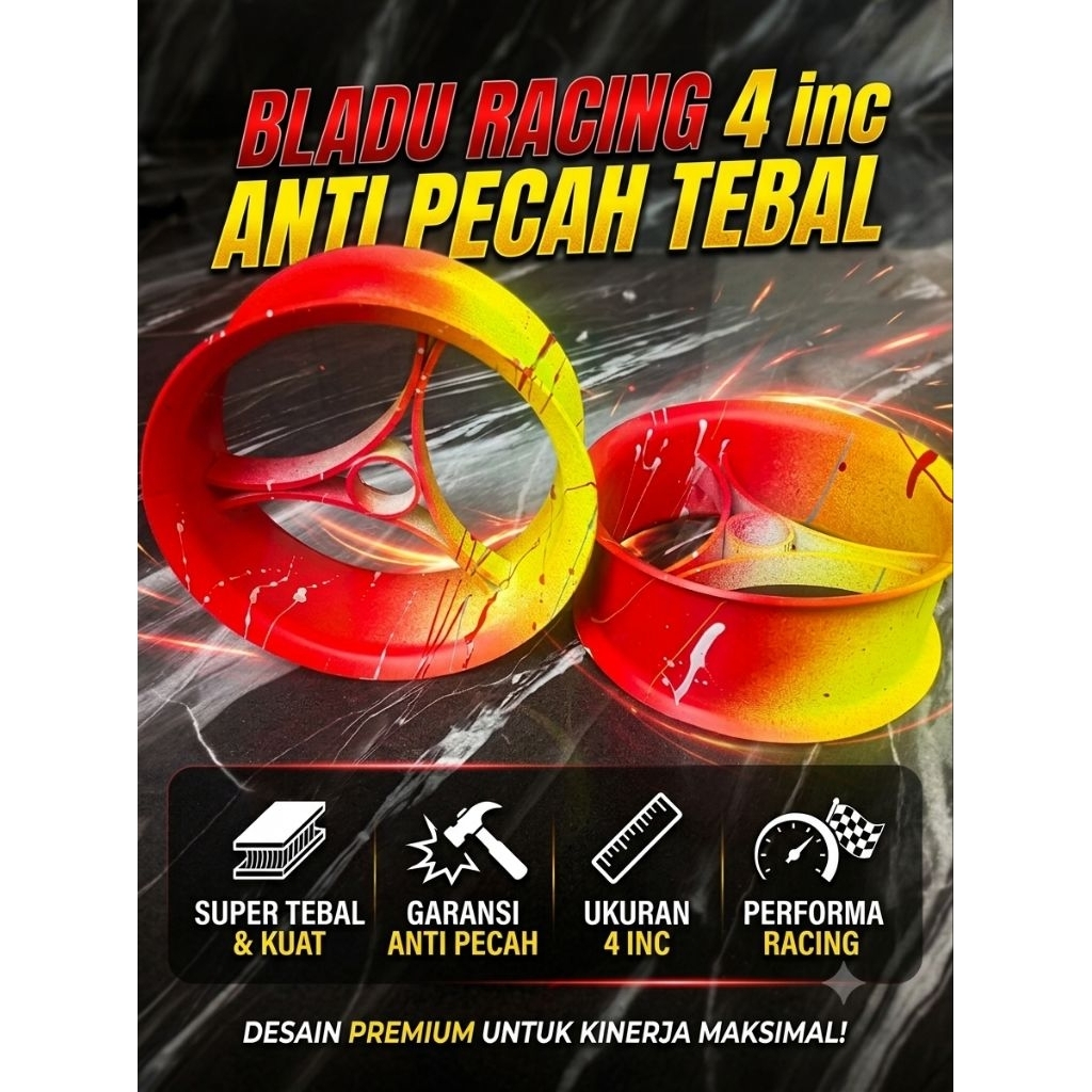 BLADU RACING 4 inch keren,Bladu warok Gulungan  benang layangan murah,Bladu keren/bladu racing keren