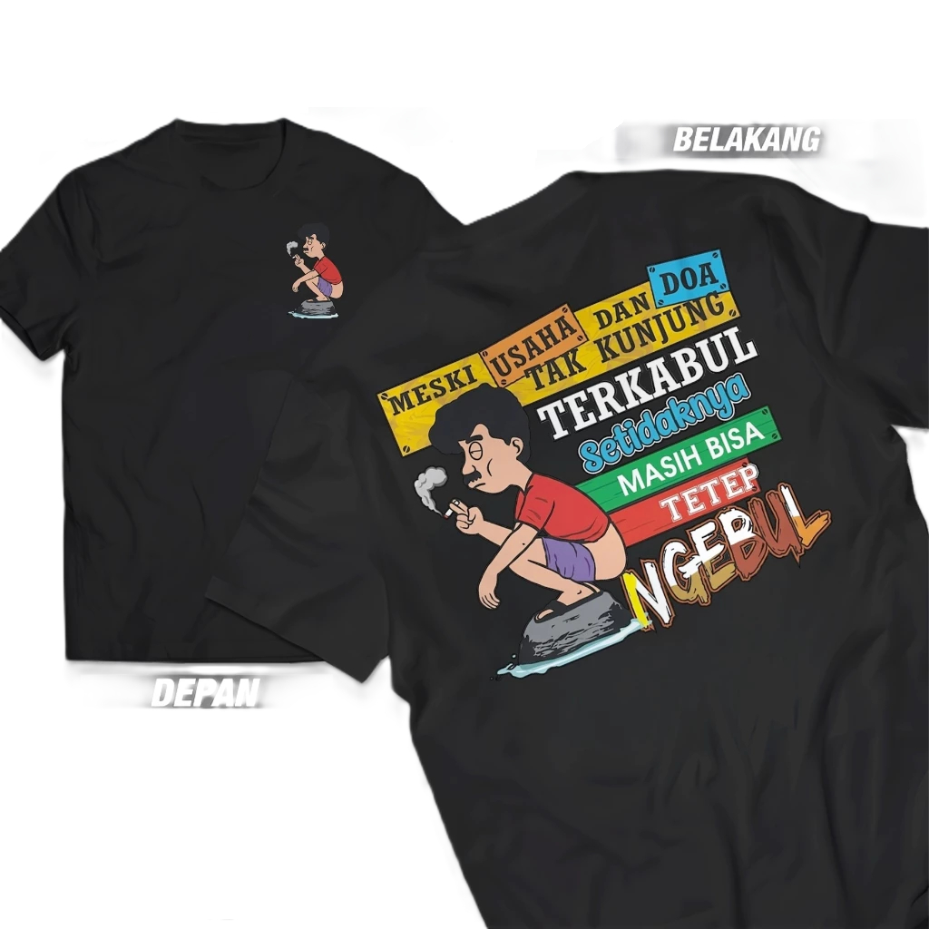 Kaos YANG PENTING NGEBUL kaos Distro YANG PENTING NGEBUL Distro Unisex Cotton Combed - kaos Distro P