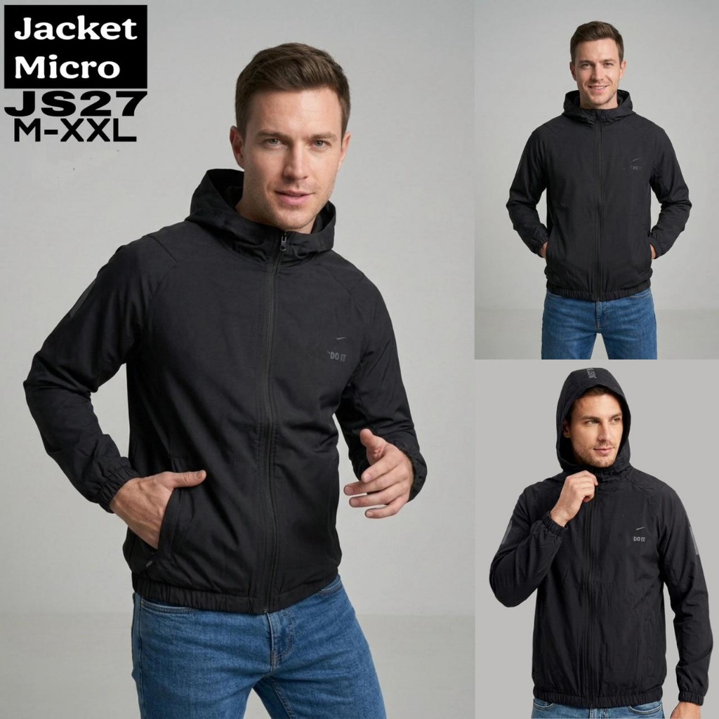 JAKET PRIA JAKET OLAHRAGA PRIA JAKET WINDBREAKER JAKET GUNUNG OUTDOOR JAKET LARI GYM FITNESS SEPEDA 
