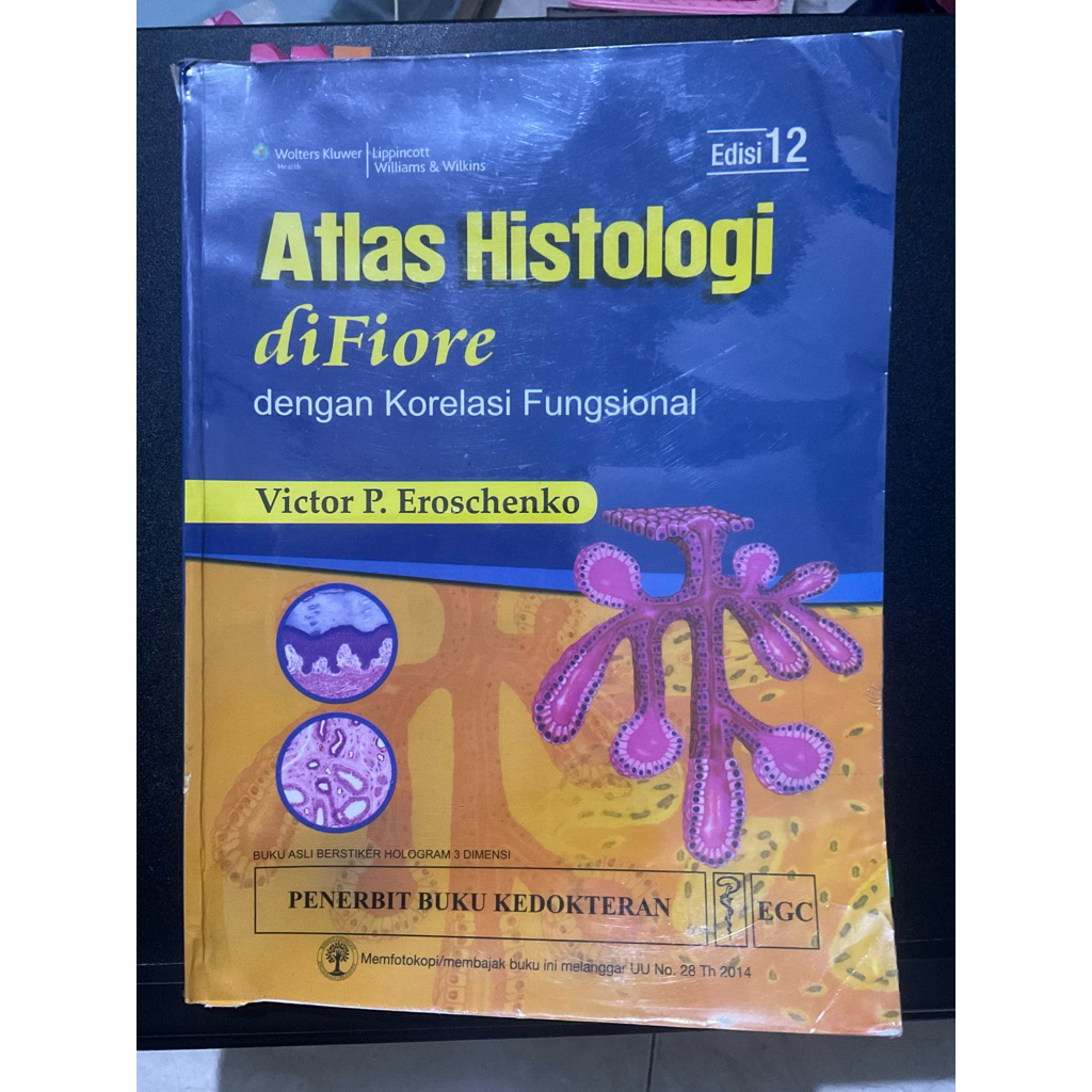 [PRELOVED] Atlas Histologi diFiore Edisi 12 (bahasa indonesia)