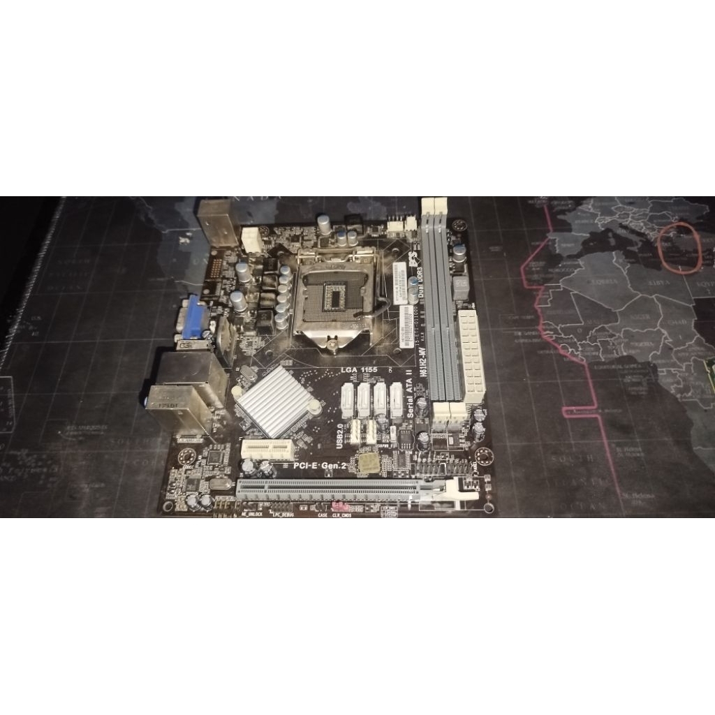 [SEKEN] Motherboard ECS H61H2-MV (Socket LGA 1155) - Kondisi Normal