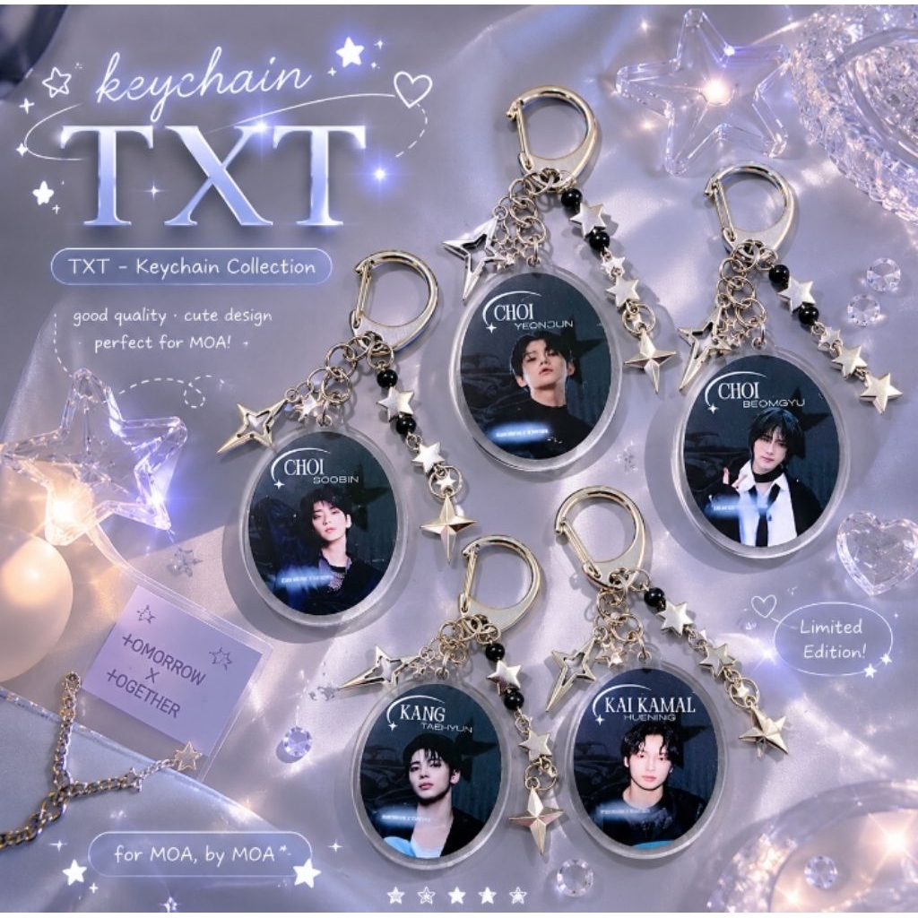 [BACA DESK] GANCI/KEYCHAIN/BAG CHARM TXT (TOMORROW X TOGETHER)
