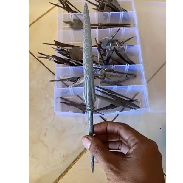 keris pamor dapur lurus