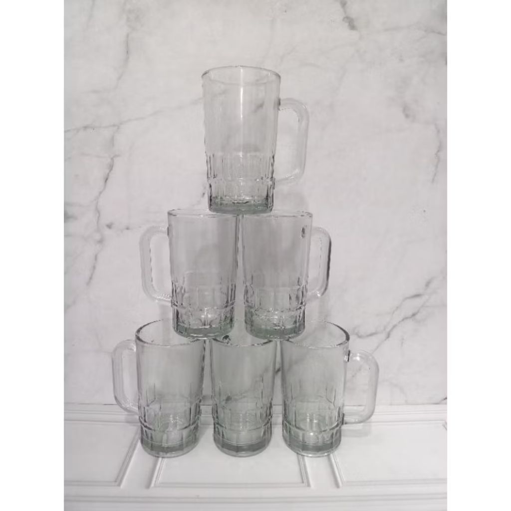 GELAS KACA SET 1 Pc PCS KEDAUNG BBC B 20N /GELAS BIR / GELAS TEH - KEDAUNG