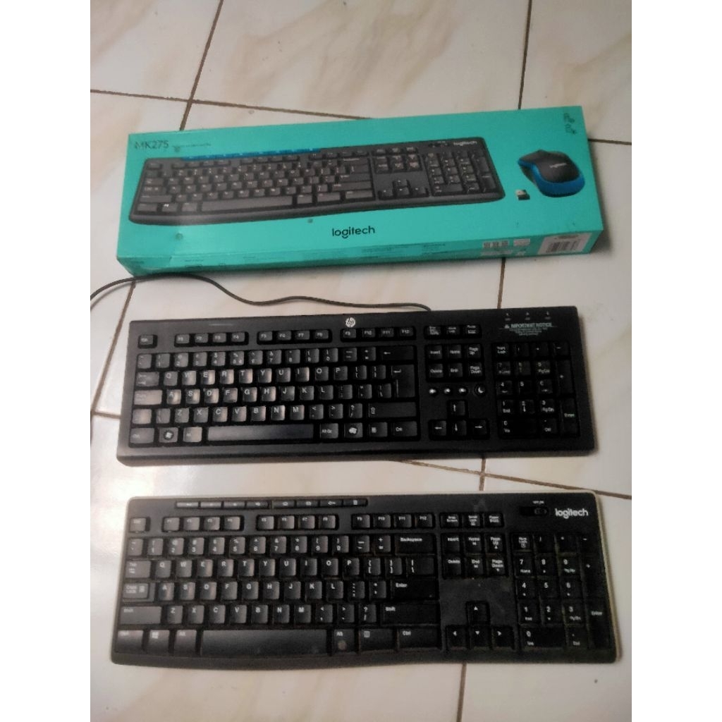 keyboard logitech mk275 original [ preloved ] [ Baru]